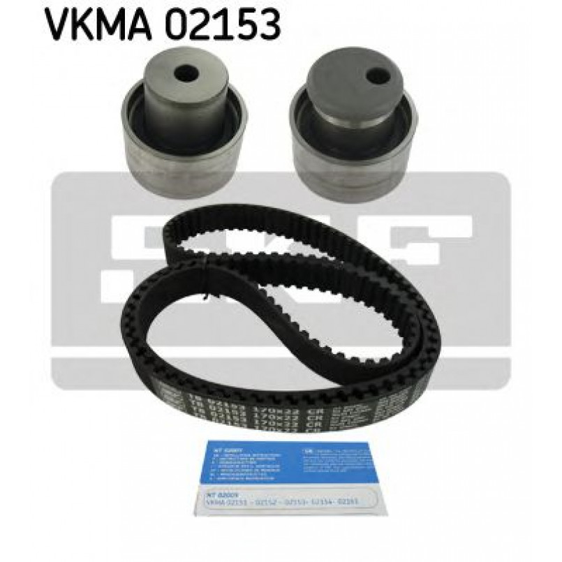 VKMA 02153 SKF Комплект (ремінь+ролики)